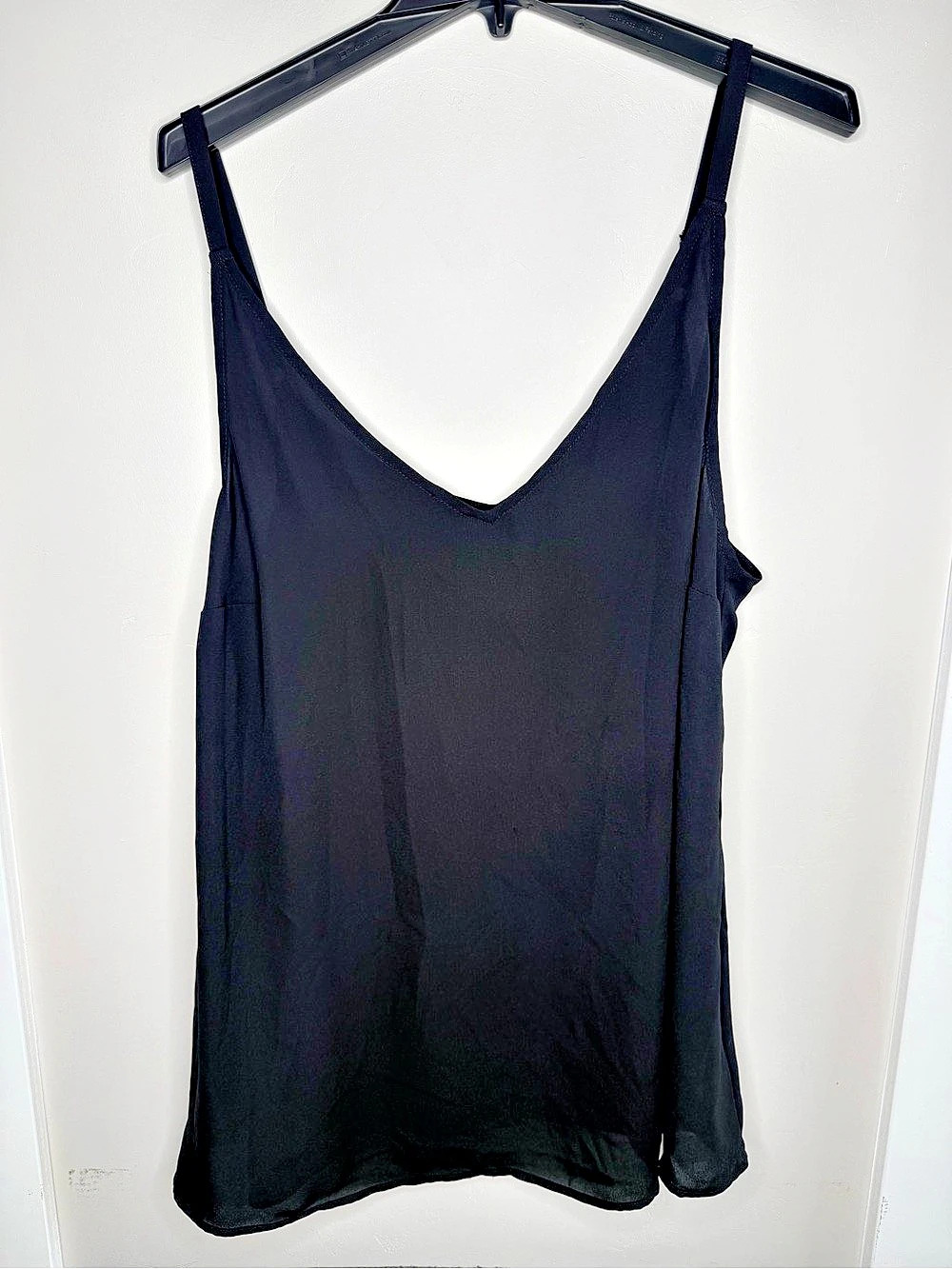 Torrid Chiffon Swing Cami Black Tank Top Size 2
